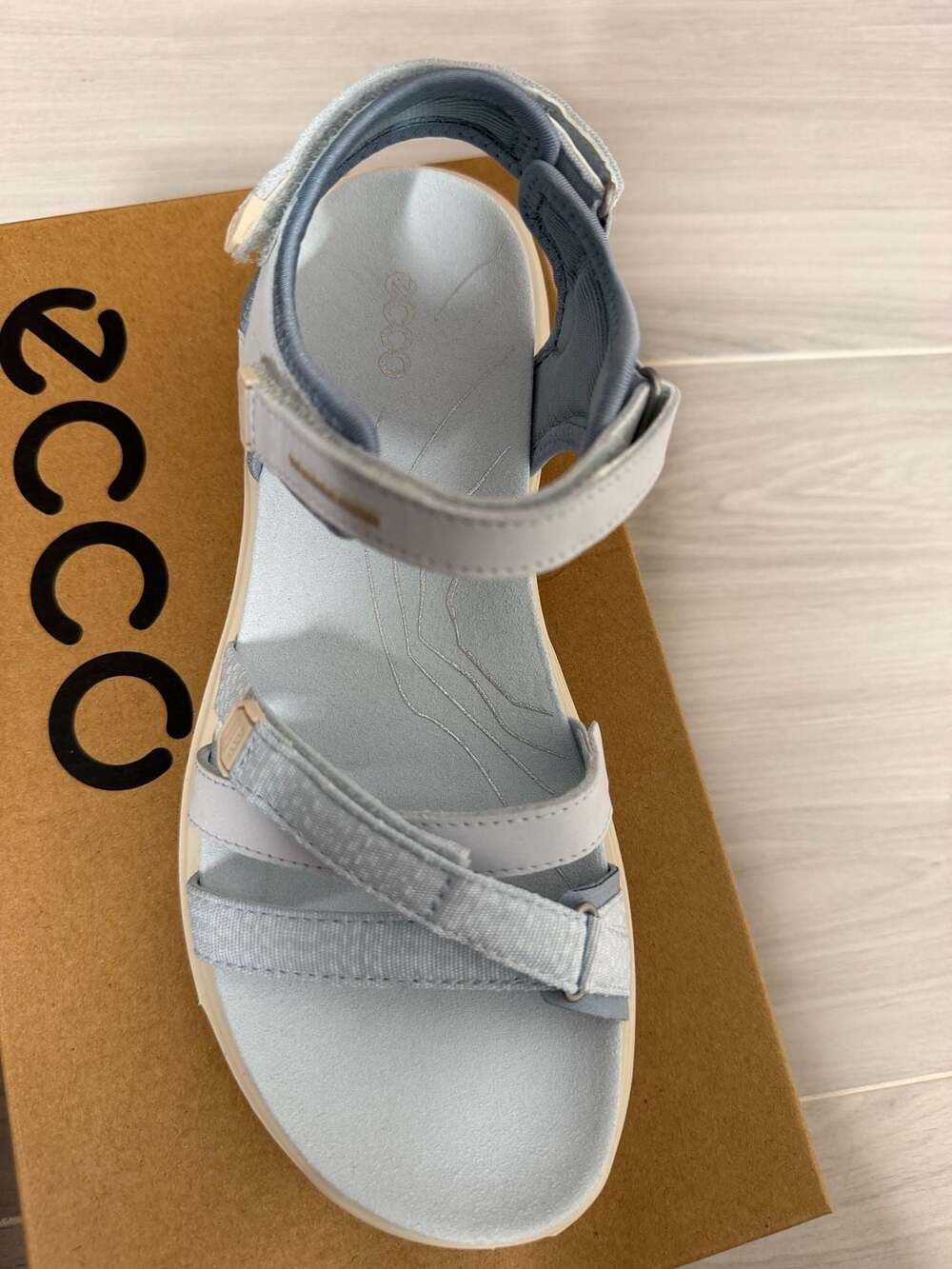 ECCO Offroad Roam W Sandals Air Bright White Women’s EU 39 US 8-8.5 - Picture 9 of 11